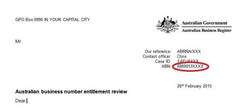 Australian Company Numbers .